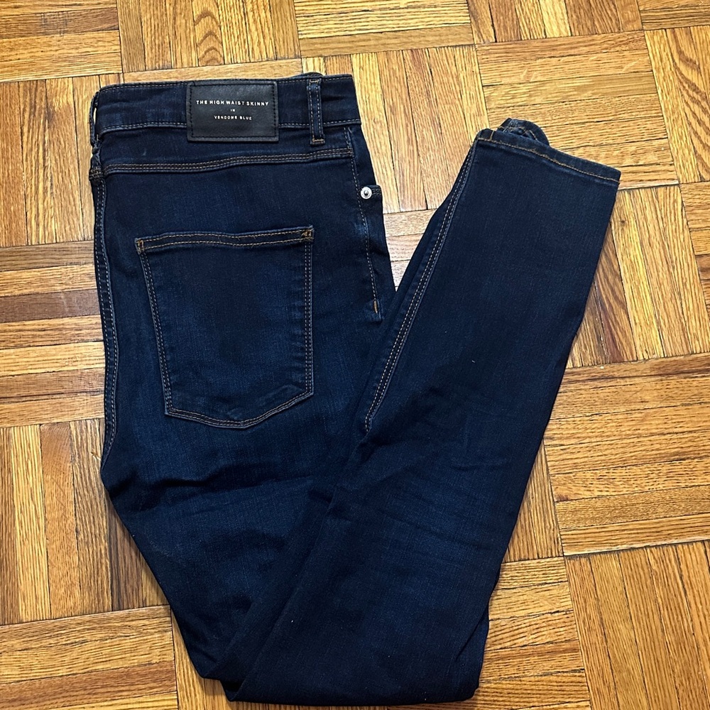 NWOT Zara High Wait Skinny Jeans - Size 8